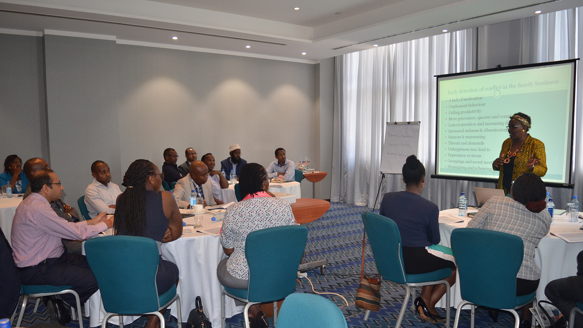 AFBE members at a family business workshop in Nairobi